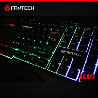 คีย์บอร์ด K10 GAMING เกมมีไฟสวยงาม K10 GAMING