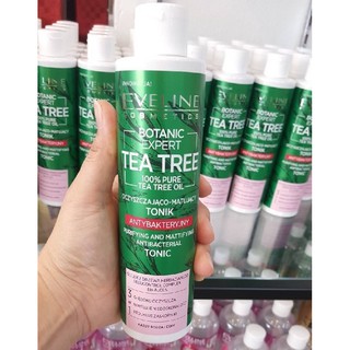 Eveline Botanic Expert Tea Tree Purifying and Mattifying Antibacterial Tonic 225 ml