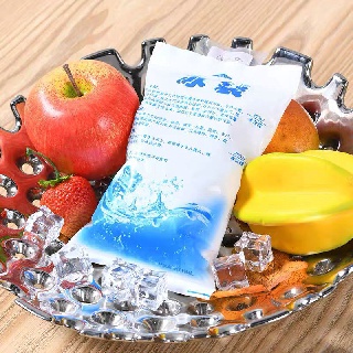 ไอซ์เจล น้ำแข็งเทียม ไอซ์แพค เจลเย็น น้ำแข็ง เจลเก็บความเย็น Ice gel ไอซ์เจล กระเป๋าเก็บความเย็น แช่น้ำนม#A034