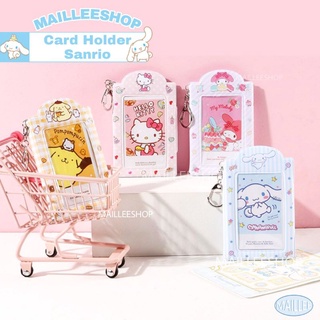 (แท้พร้อมส่ง)ที่ใส่บัตรSanrio Card holder sanrio พวงกุญแจใส่รูป ใส่บัตรนักเรียน ใส่บัตรพนักงาน ที่ใส่บัตรsanrio ใส่การ์ด