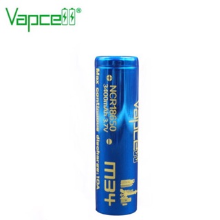 ถ่านชาร์จVapcell*M34*ICR18650 3400mAh 10Aของแท้(1ก้อน)