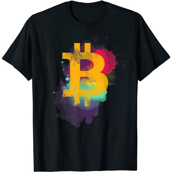 Bitcoin & Crypto - เสื้อยืดโลโก้ Bitcoin