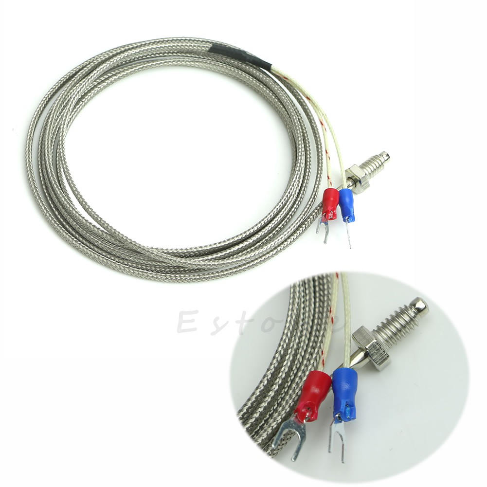 2M M6 0-600°C K-Type Screw Thermocouple Temperature Controller Sensor Probe