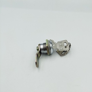 KEY-22 กุญแจติดหน้าตู้แบบมีลูก กลมหน้ากว้าง22.2mm. เกลียวคอประมาณ 16มิล วัสดุทำจาก: ZINC ALLOY โลหะผสมสังกะสี