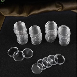 【ECHO】Coin Capsule Plastic Small 100pcs Collectors Commemorative Holders Large【Echo-baby】