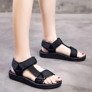 (พร้อมส่งรอรับ1-2วัน) ​รองเท้ารัดส้น 3 สาย​ สไตล์เกาหลี