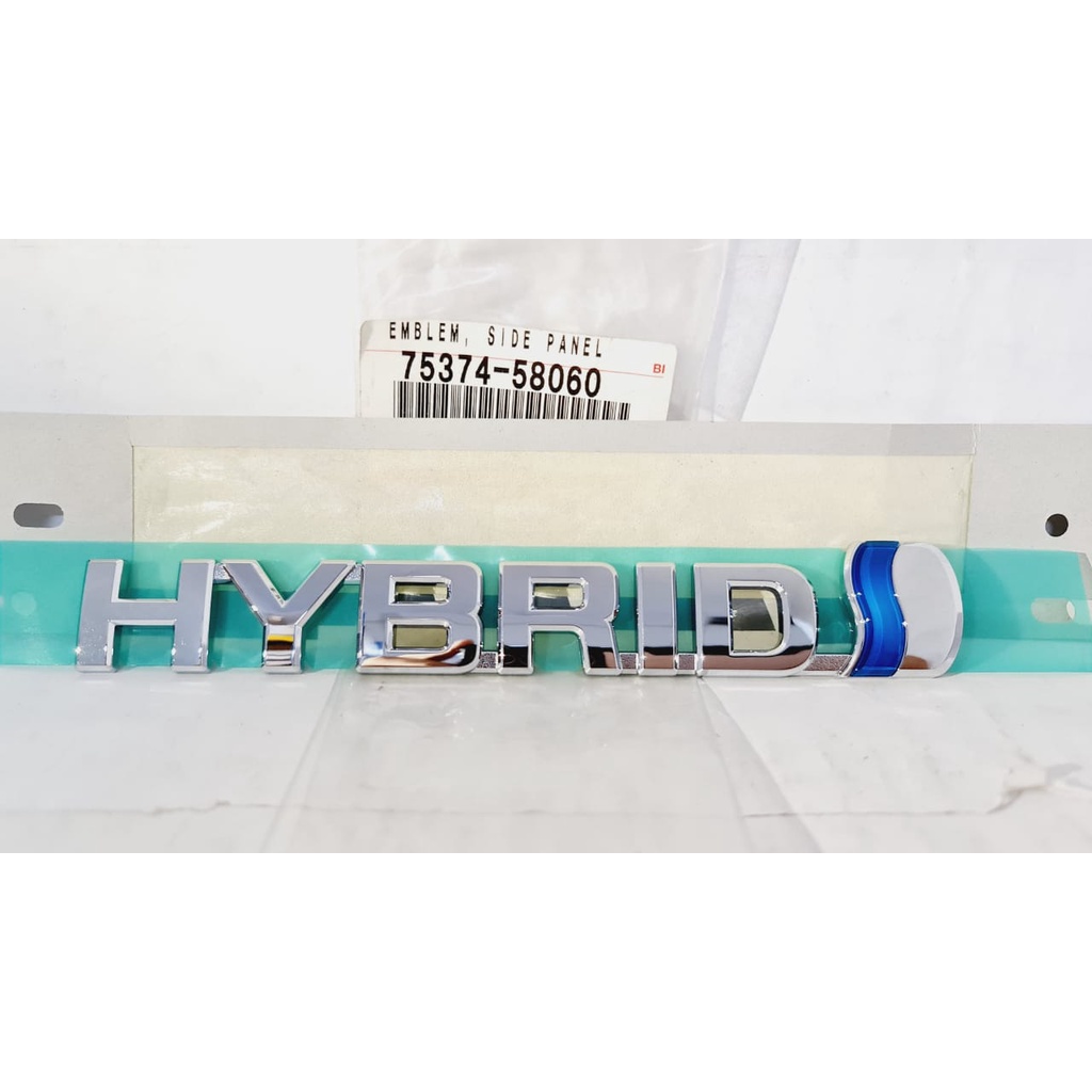 ***TOYOTA ALPHARD VELLFIRE AGH20 AYH30 FENDER LOGO MARK --HYBRID- 75374-58060