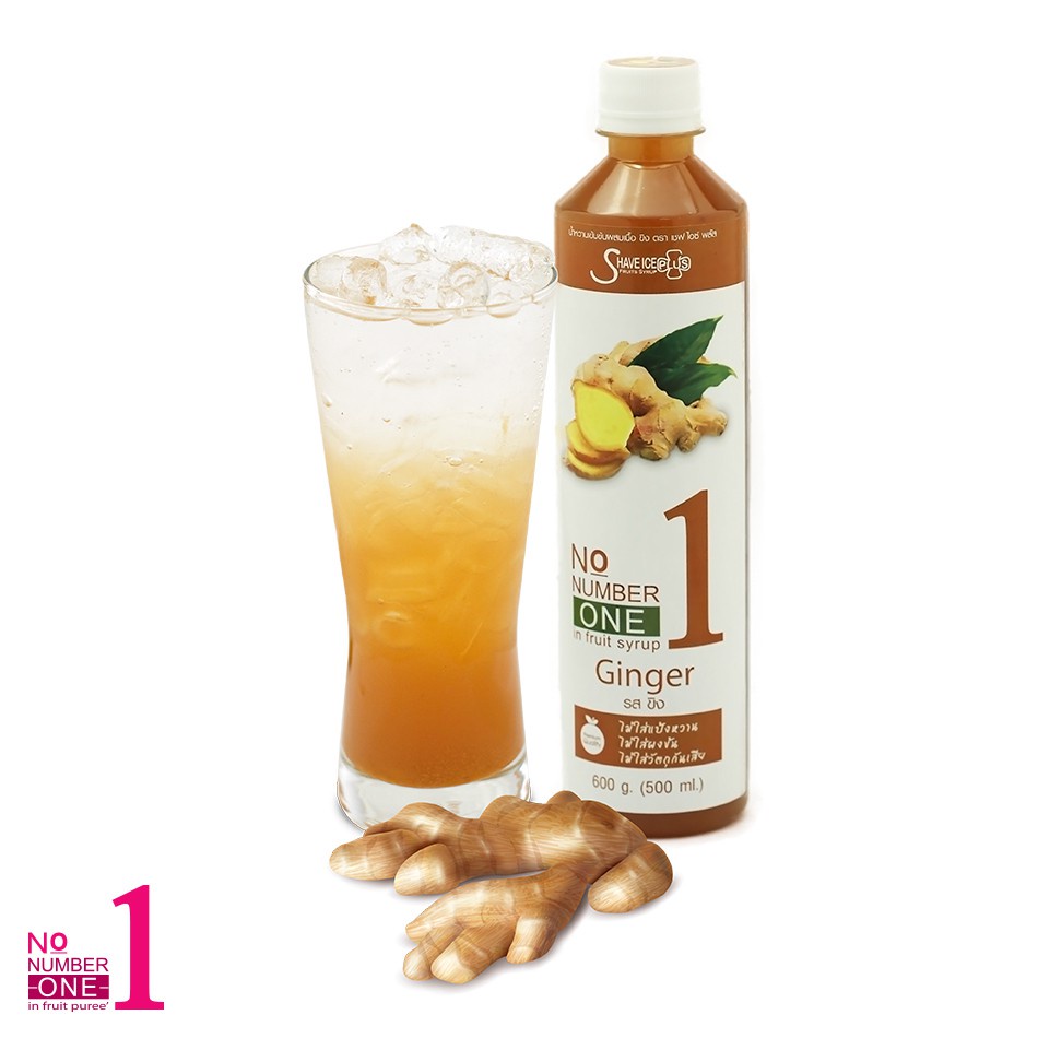 เชฟไอซ์ รุ่น พลัส นัมเบอร์วัน (ฟรุ๊ตเบส) รส ขิง 500 มล. | น้ำเชื่อมผสมเนื้อผลไม้ สำหรับขนม เบเกอรี่ และสมูทตี้ - รูปที่ 2