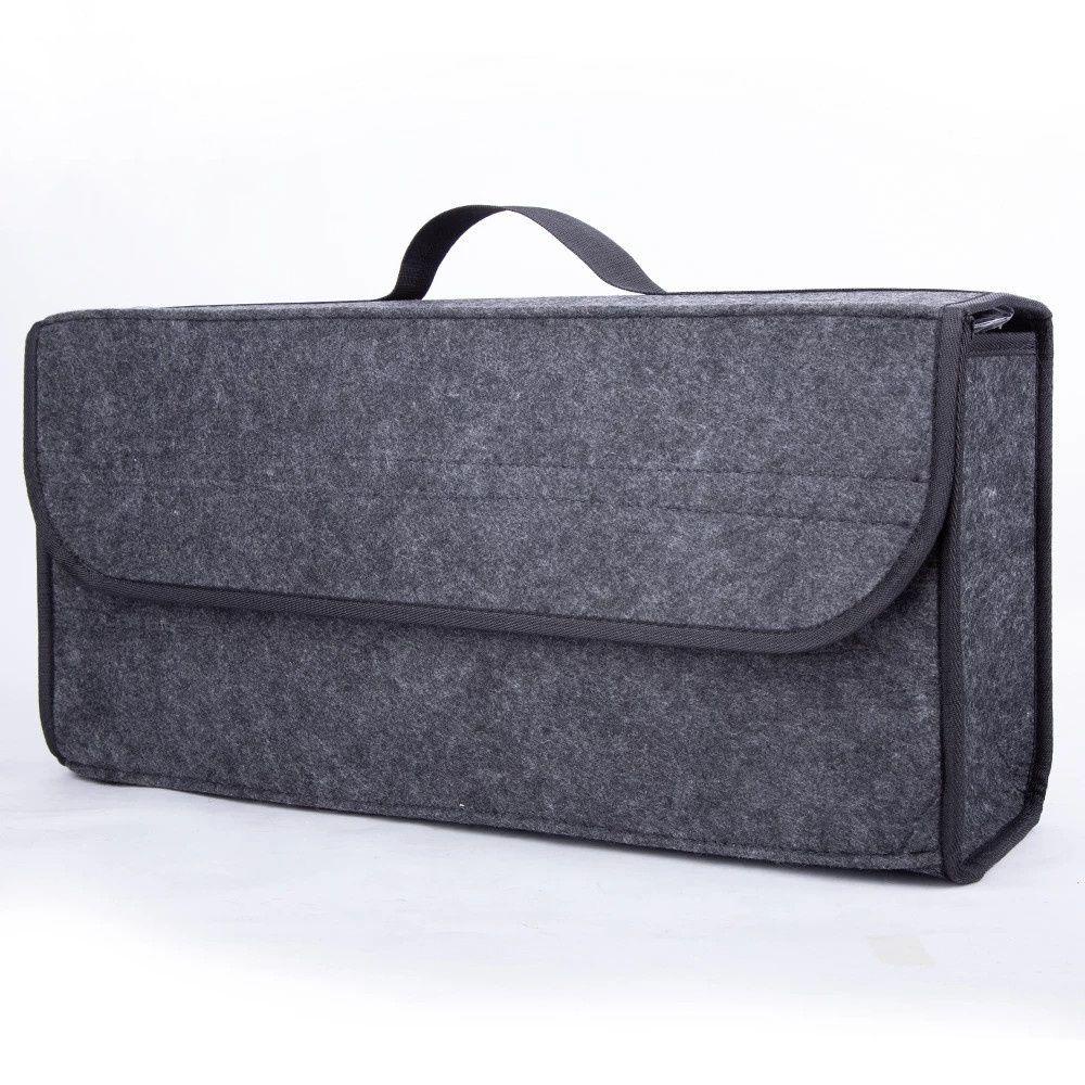 NOVAE รถ Trunk Organizer อุปกรณ์ตกแต่งภายในอัตโนมัติพับ Felt ผ้า Anti Slip กล่องเก็บของท้ายรถขนาดใหญ่ ราคา ถูกที่สุด ดีลบีเคเค แกลเลอรีภาพที่ 6