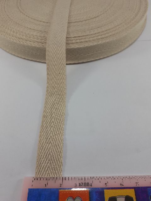 สายผ้าฝ้าย cotton หน้ากว้าง 2 เซนติเมตรลายก้างปลา ยาว 50 หลา - รูปที่ 5