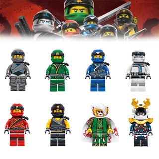 โมเดลฟิกเกอร์ Ninjago Ninja Go A001-008 ขนาดเล็ก ของเล่นสําหรับเด็ก