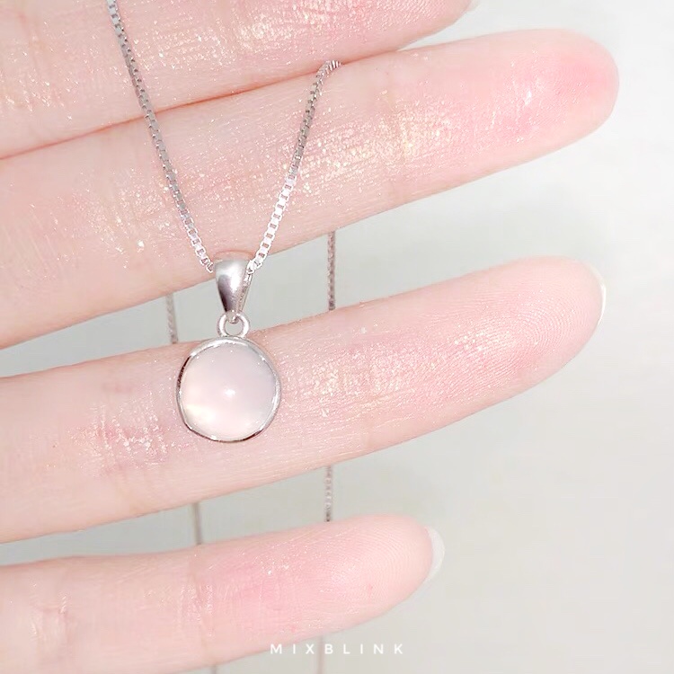 สร้อยคอ เงินแท้ 92.5% ส่งฟรี EMS ♡ รุ่น White ♡ -  ( #H10 ) - รูปที่ 2