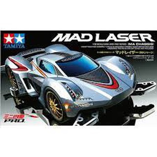 Mini4WD รถราง รถมอเตอร์ Tamiya 1/32 TA18648 MAD LASER (MA)