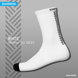 ถุงเท้า ขี่จักรยาน Shimano รุ่น ธรรมดา Original tall socks ของแท้ศูนย์ไทย