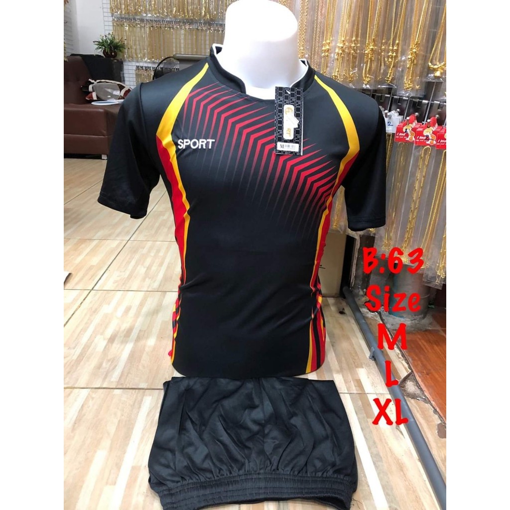 AnnShop25ชุดกีฬาใส่สบายลายเปลี่ยนใหม่ตลอดลายได้ไม่ตรงกับรูปที่ลงไว้ ชุดนักฟุตบอล เสื้อกีฬาผู้ชายได้ทั้ง เสื้อ กางเกง ชุด