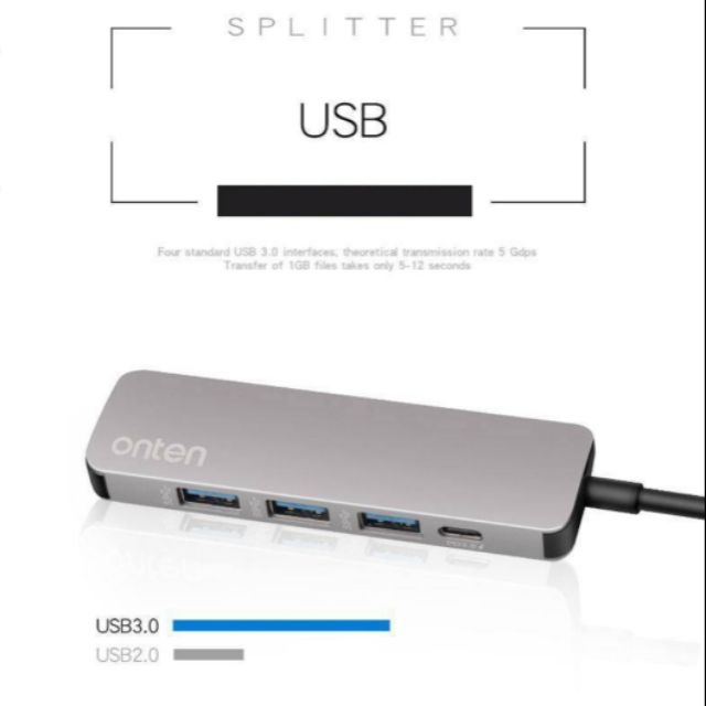 ONTEN 9602 HUB TYPE C TO USB 3.0