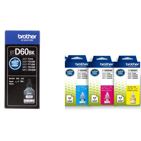 ฺBrother หมึกเติม 4 สี  For : Brother DCP-T310 / T220 / T520W / T510W / T420W / T426W (ออกใบกำกับได้