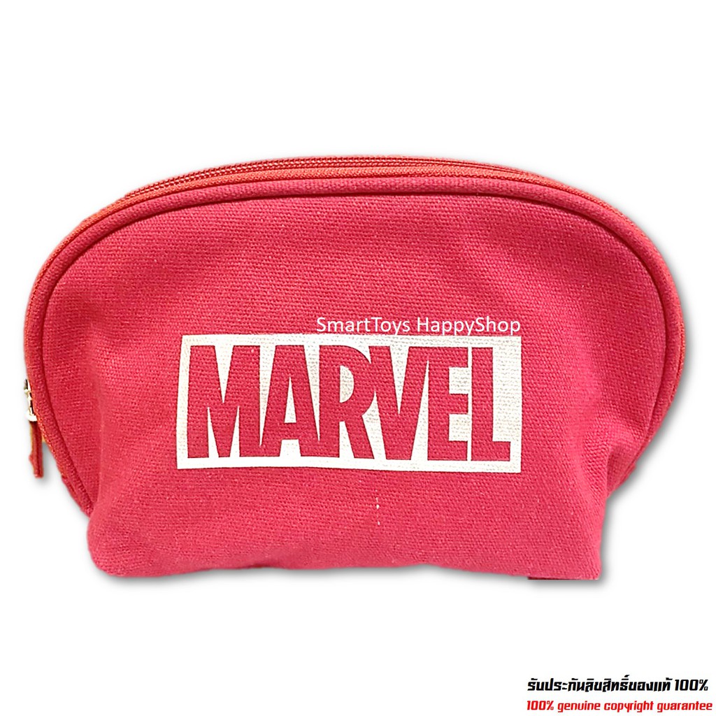 กระเป๋าผ้ามีซิปเอนกประสงค์สินค้าลิขสิทธิ์ของแท้จาก MARVEL Limited Edition Red