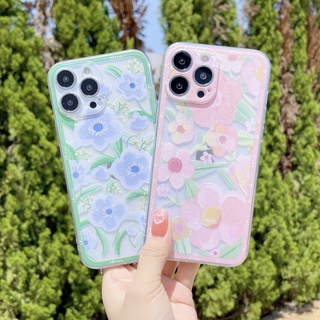 เคสโทรศัพท์มือถือแบบนิ่ม TPU ลายดอกไม้ สําหรับ Huawei Y7A Case Y8P Y9A Y9 Y7 Pro 2019 Nova 3 3i 4 4E 5 Pro 5i 6 SE 7i 7 Pro 7 SE 8 Pro