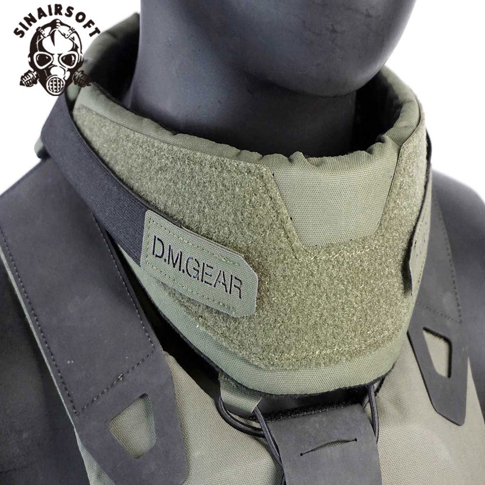 SINAIRSOFT Outdoor DMgear เสื้อกั๊กยุทธวิธี Universal Neck Protector EVC ซับในคอป้องกัน Pad