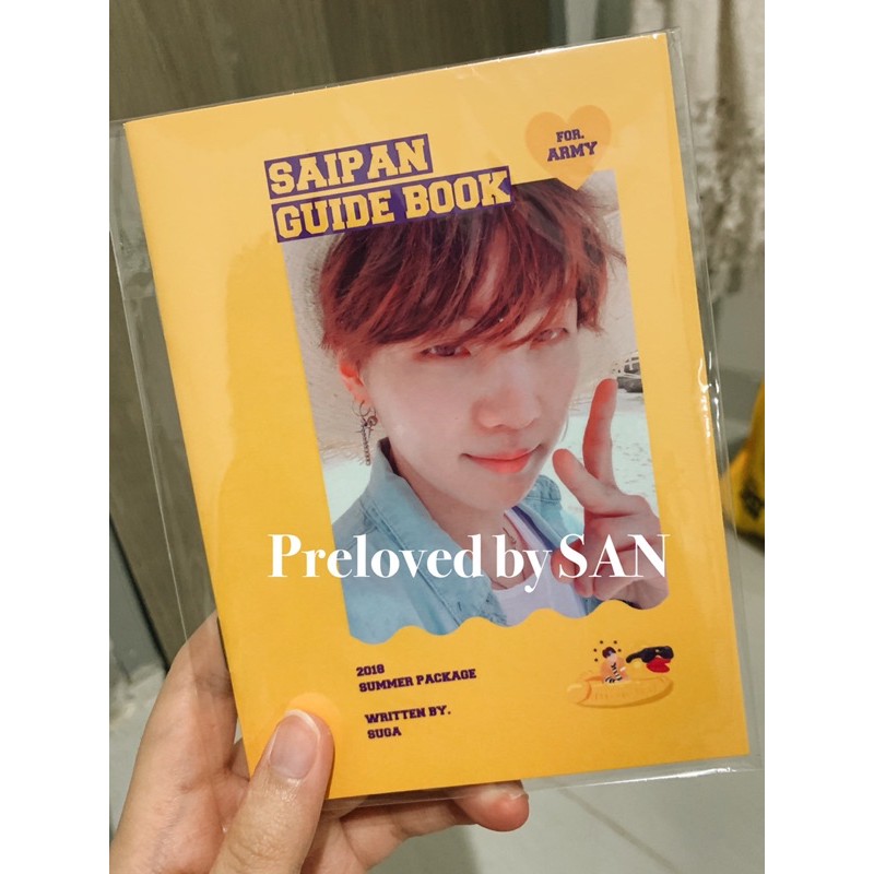 หนังสือคู่มือ BTS SUGA SAIPAN (BTS Summer Package 2018)