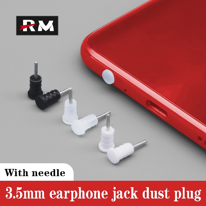 พอร์ตชาร์จโทรศัพท์มือถือ ซิลิโคน กันฝุ่น 3.5 มม. สําหรับ iPhone Android iPhone 13 12 Max AirPods - รูปที่ 3