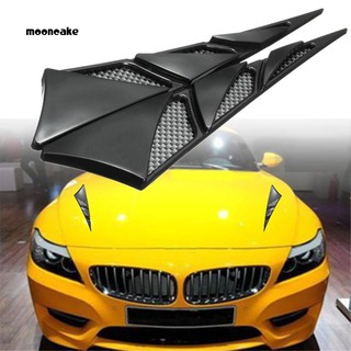 ☼Mooncake☼Universal Car Hood Side Air Intake Flow Vent Cover Decorative Sticker Fashion