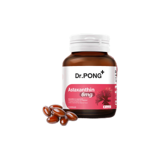 Dr.Pong Astaxanthin 6 mg AstaREAL ดอกเตอร์พงศ์ เนเชอรัล แอสตาแซนธิน 6 มก