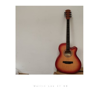 กีต้าร์มาตินลี Martinlee 40 นิ้ว สีซันเบิร์ด แถมฟรี กระเป๋า1ใบ+ปิก2ชิ้น
