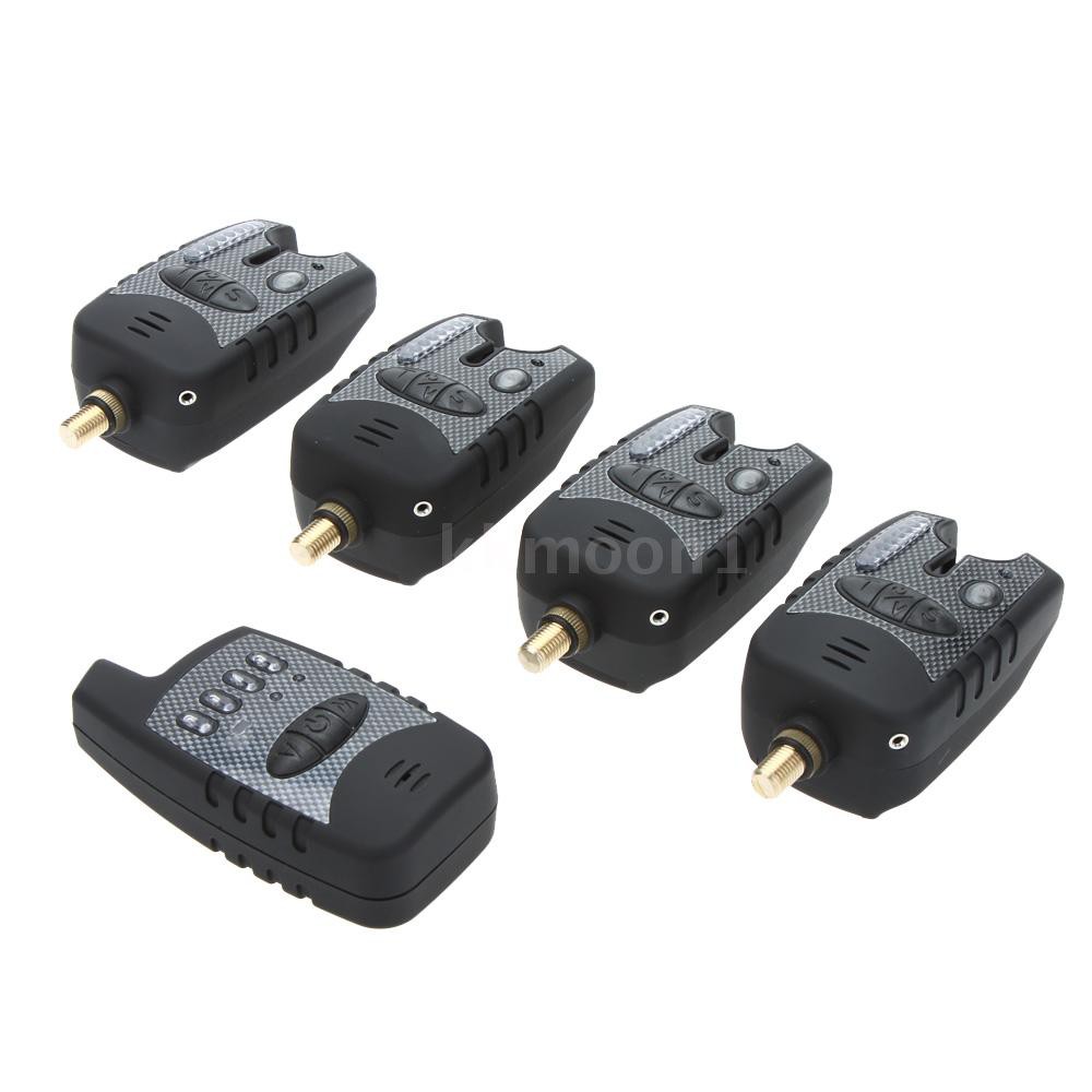 fishing bite alarms with receiver