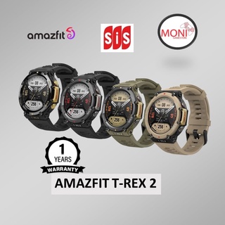 [พร้อมส่ง ประกันศูนย์ไทย] Amazfit T Rex 2 Smartwatch จอ AMOLED 1.39 มี GPS กันน้ำ 100 เมตร สมาร์ทวอทซ์