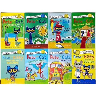 ชุด 19 เล่ม  I can Read Pete the Cat ชุด19 เล่ม หนังสือฝึกอ่านภาษาอังกฤษ การ์ตูนภาษาอังกฤษสำหรับเด็ก