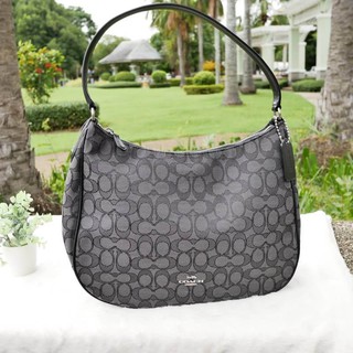 COACH กระเป๋าสะพายไหล่ ผ้า F29959 ZIP SHOULDER BAG IN SIGNATURE JACQUARD