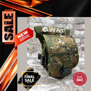 📣NEW กระเป๋าคาดเอว แบบรัดต้นขา (SWAT) ลายทหาร+ดิจิตอล แนวสายลุย เดินทาง ผจญภัย มีหลายแบบให้เลือกสรร สุดคุ้ม