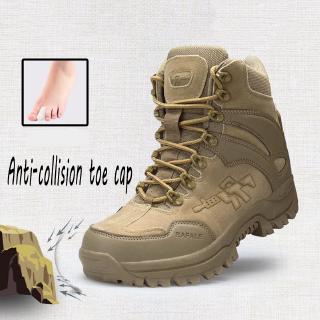 รองเท้าบู๊ทส์หนังสไตล์ทหาร 39-46 army boots รองเท้าทหาร รองเท้าคอมแบท