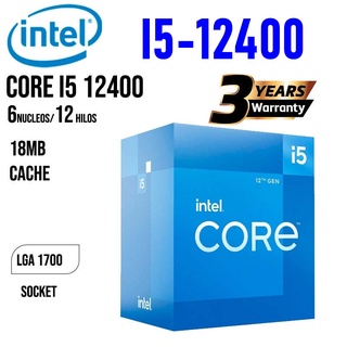 CPU (ซีพียู) 1700 INTEL CORE I5-12400 2.5 GHz รับประกัน 3 - Y