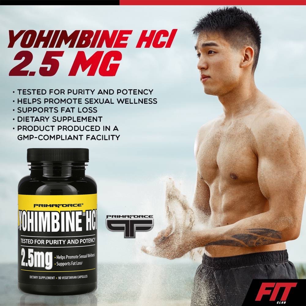 ของแท้ พร้อมส่ง Primaforce Yohimbine Hcl 25 Mg 90 Vegetarian Capsules Fitclubth Thaipick 1848