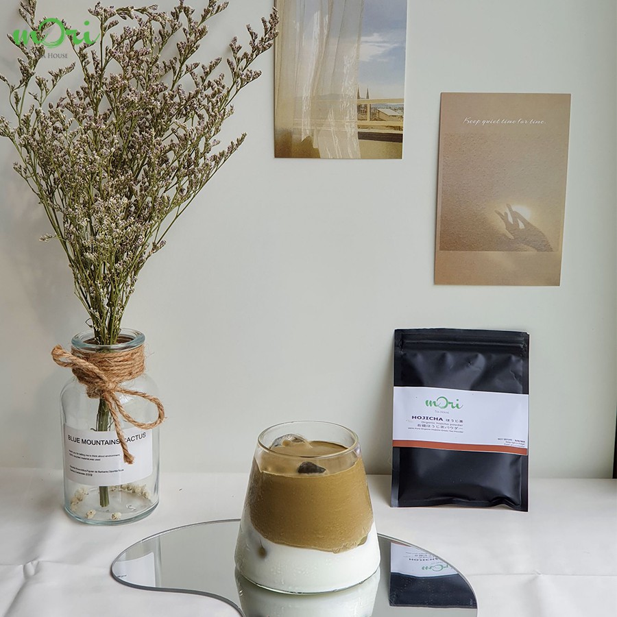 Organic Hojicha Powder (Medium Roast-นุ่มละมุน) | โฮจิฉะออร์แกนิค เกรดพรีเมียม | Mori Tea House