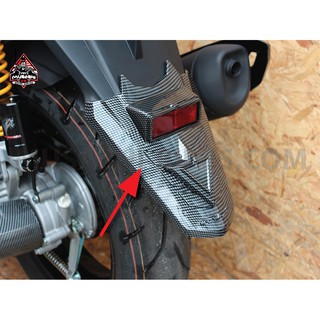 Aerox Dip film carbon and chrome Rear Fender Cover for Yamaha Aerox By Musashi