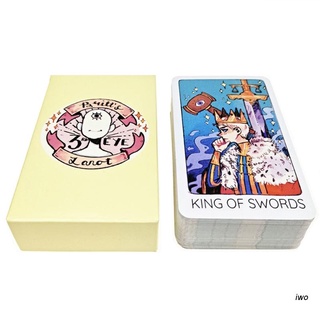 Iwo Britts Third Eye Tarot Full Version 78-Card Deck Oracle Friends บอร์ดเกมกระดานสําหรับใช้ในการเล่นเกมปาร์ตี้เพื่อนอ้วน