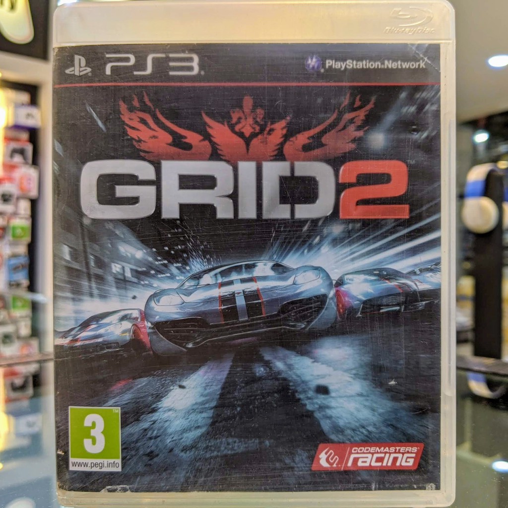 (ภาษาอังกฤษ) มือ2 Grid 2 แผ่นเกมPS3 แผ่นPS3 มือสอง (เล่น2คนได้ เกมแข่งรถ เกมรถแข่ง)