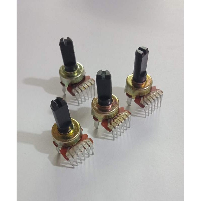 (แพ็ค5ตัว) B50K 6ขา B503 50KB วอลลุ่มเครื่องเสียง Sizeเล็ก ตัวต้านทานปรับค่า 50KB แกนยาวประมาน15มิล B50K6ขา