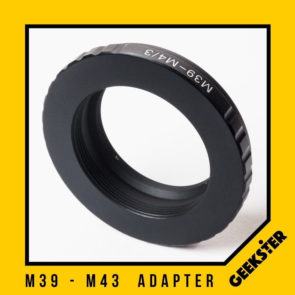 เมาท์แปลง M39-M43 ( M39 / LTM / L39 - Olympus / Lumix M43 Adapter / Leica LTM-M43 โอลิมปัส Lens Adap