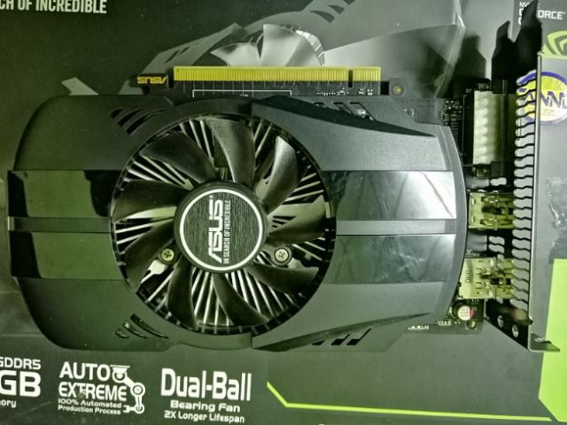 Asus gtx1050ti 4g ไม่ต่อไฟเพิ่ม
