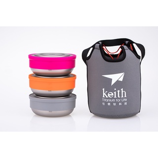 KEITH TITANIUM FRESH KEEPER-ASET OF 3