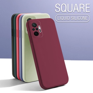 เคส Xiaomi mi Poco X3 F3 GT NFC Civi Square Soft Liquid Silicone Phone Case Cover