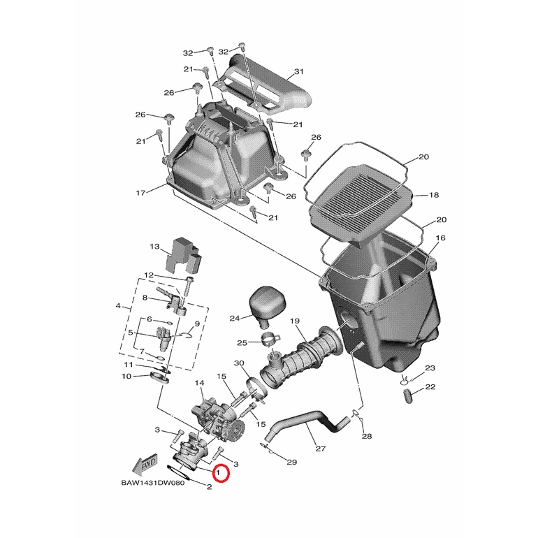 คอหรีด แท้ศูนย์ EXCITER 155(ปี2021ขึ้นไป)(YAMAHA/ยามาฮ่า เอ็กไซเตอร์ 155(ปี2021ขึ้นไป)/MANIFOLD)ท่อร่วมไอดี BK6-E3585-00 ราคา ถูกที่สุด ดีลบีเคเค แกลเลอรีภาพที่ 2