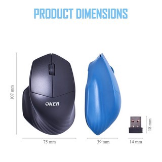 Oker Mouse Bluetooth G920 เม้าส์ บลูทูธ เมาสไร้สาย V3.0 iPhone iPad OS13