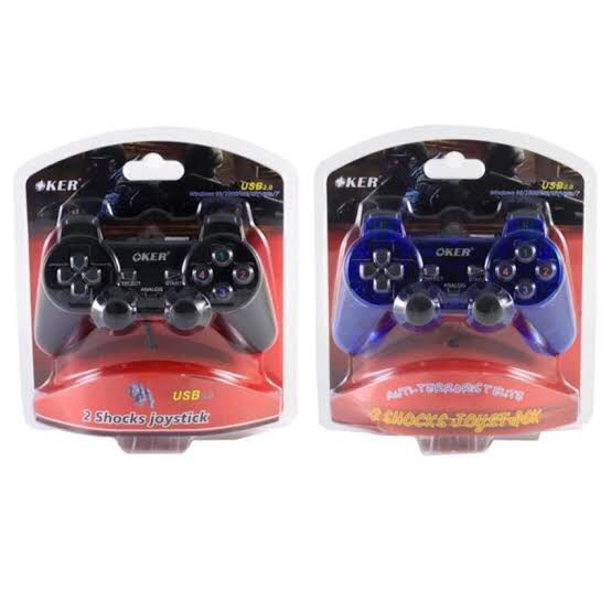 OKER Dual Shock Joystick USB U-706 (เล่นfifaได้ )