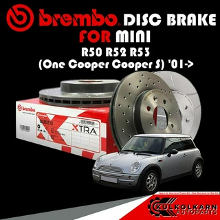 จานเบรกหน้า MINI R50 R52 R53 (One Cooper Cooper S) (HC) 01-&gt; (D09 8655 1X)(M09 8655 75)